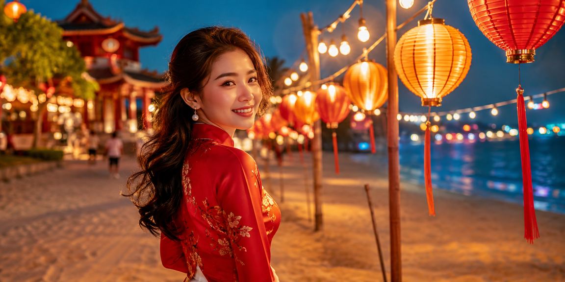 Người dùng VIP Hà Nội xem bảng cược dưới ánh đèn lồng ban đêm