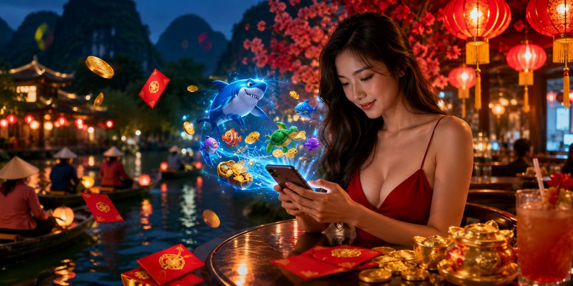 Trải nghiệm Bắn Cá trên di động tại chợ đêm Ninh Bình